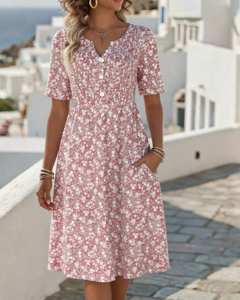 Carmen | Floral Midi Dress
