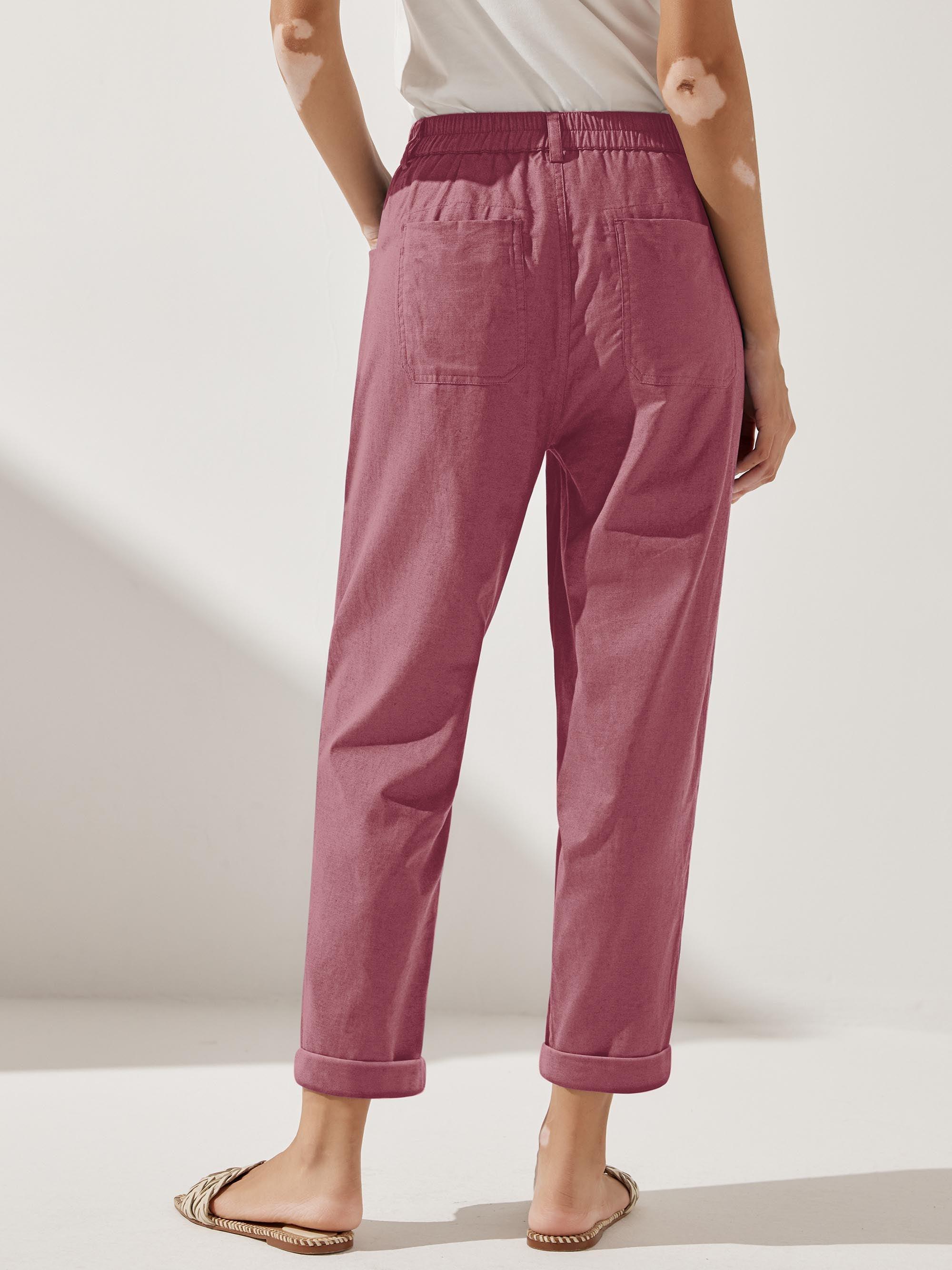 Heidi | Button-Fly Linen Trousers