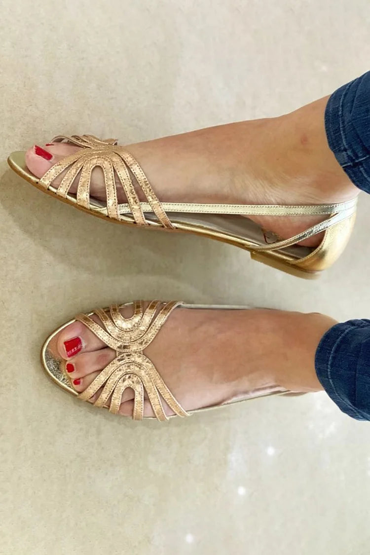 Solea | Elegant Cut-Out Sandals