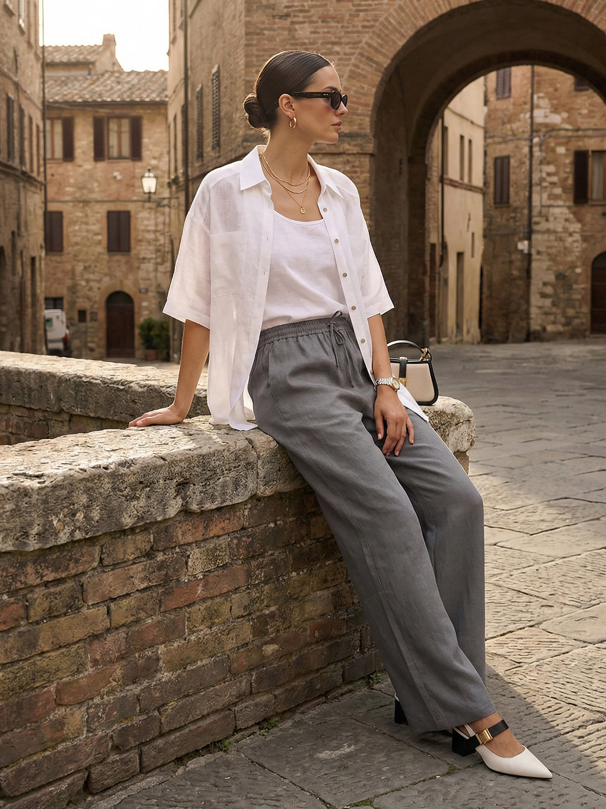 Lyon | Classic Linen Trousers