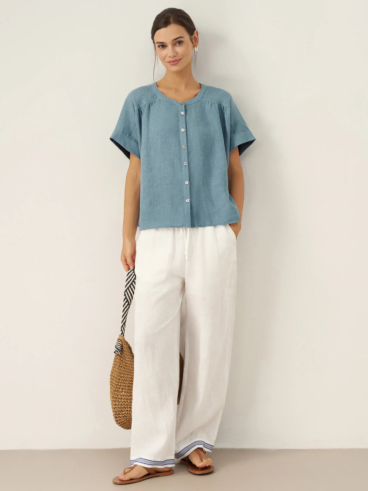 Fene | Linen Trousers