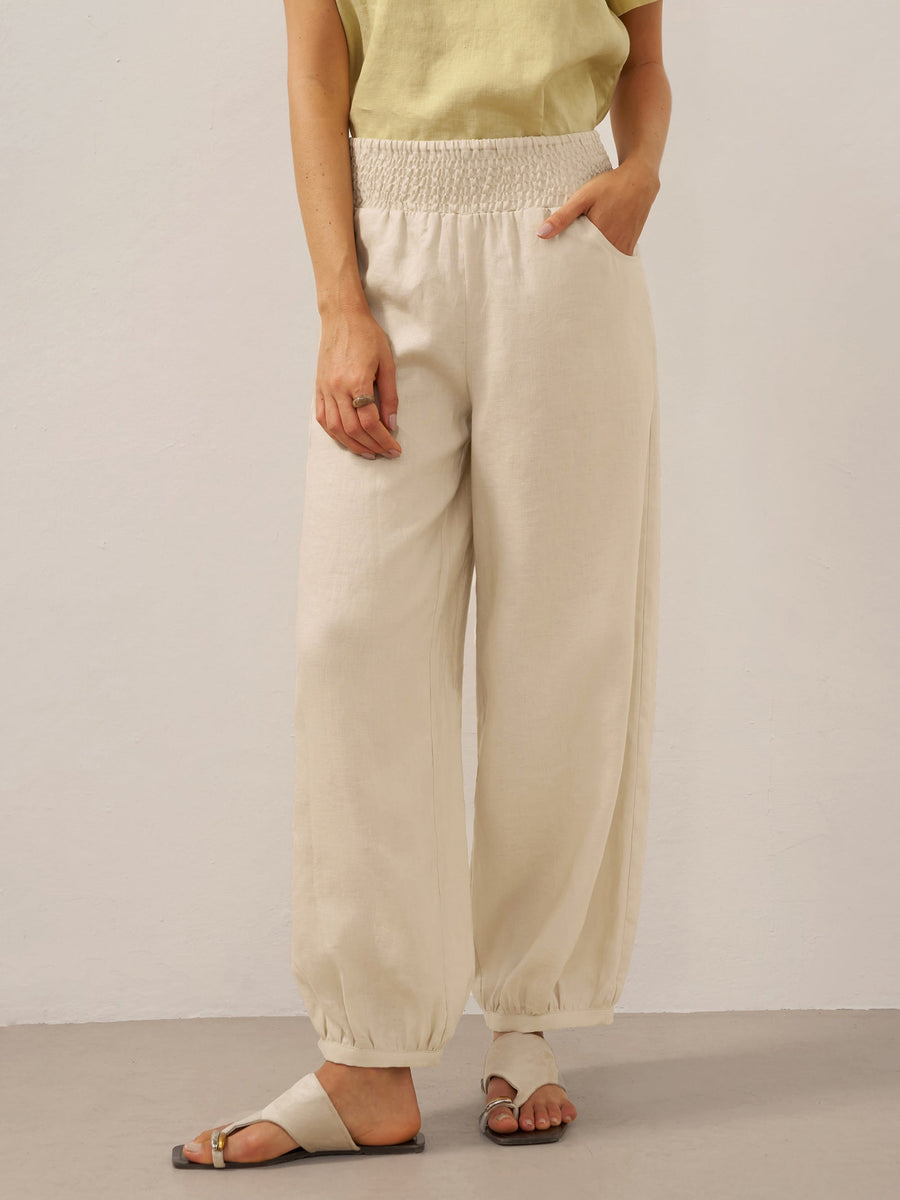 Talia | Linen Trousers