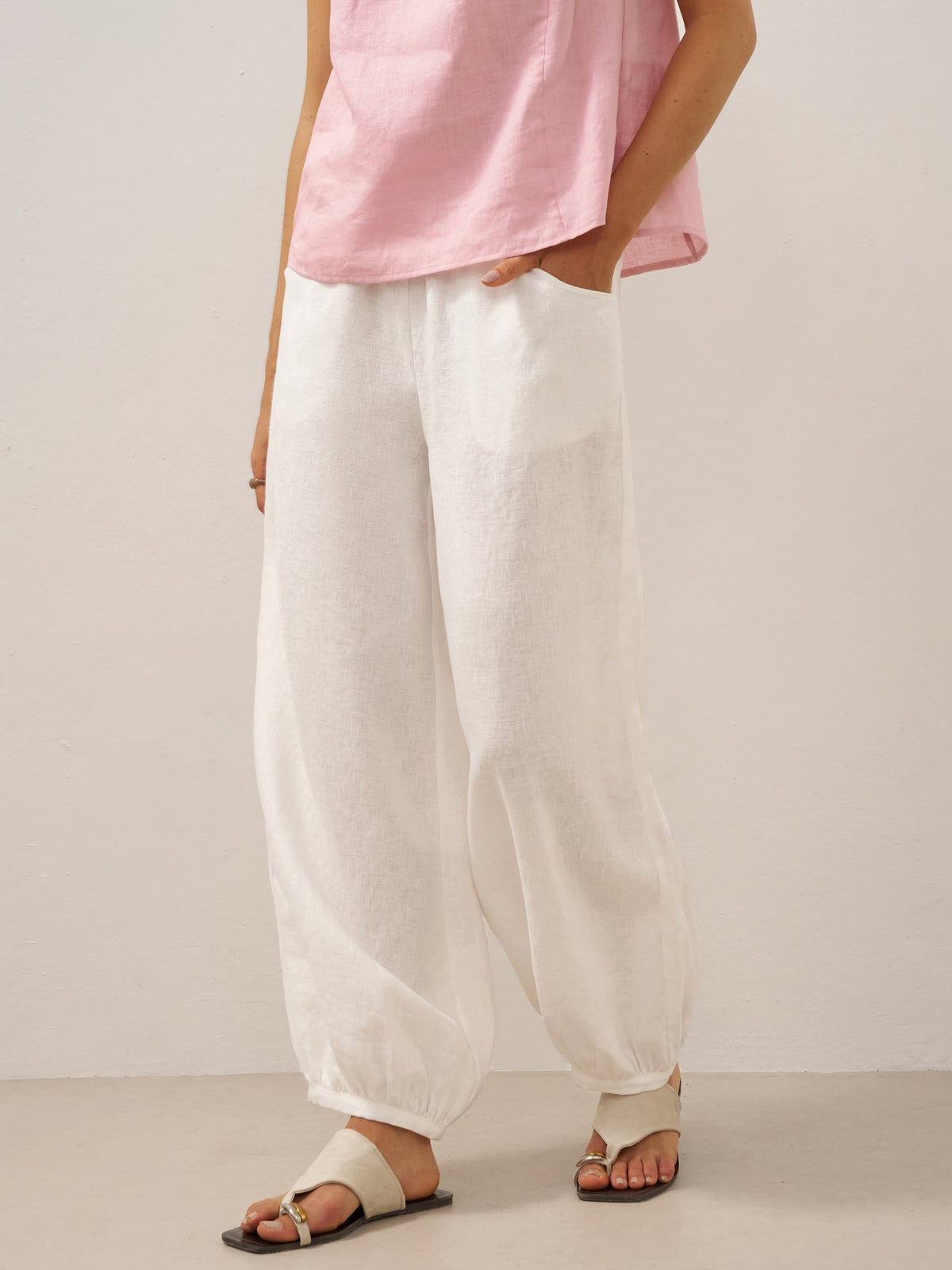 Talia | Linen Trousers