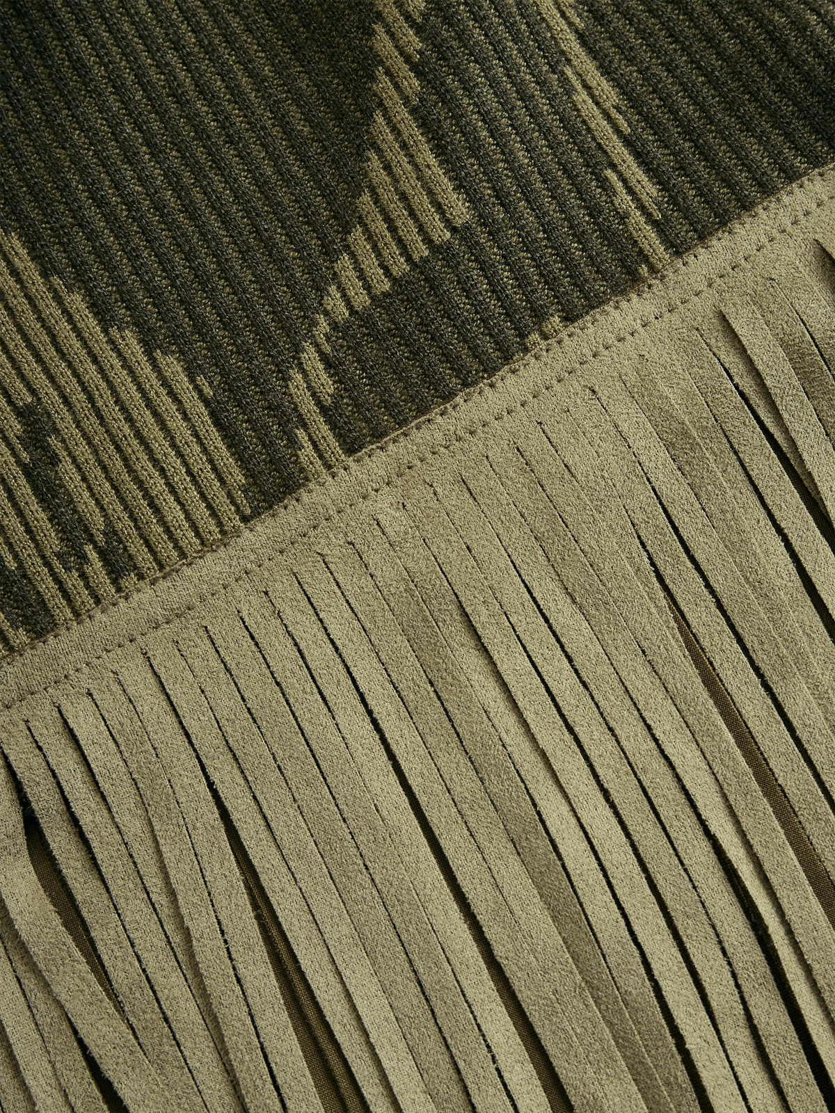 Savannah | Camo Fringe Maxi Dress
