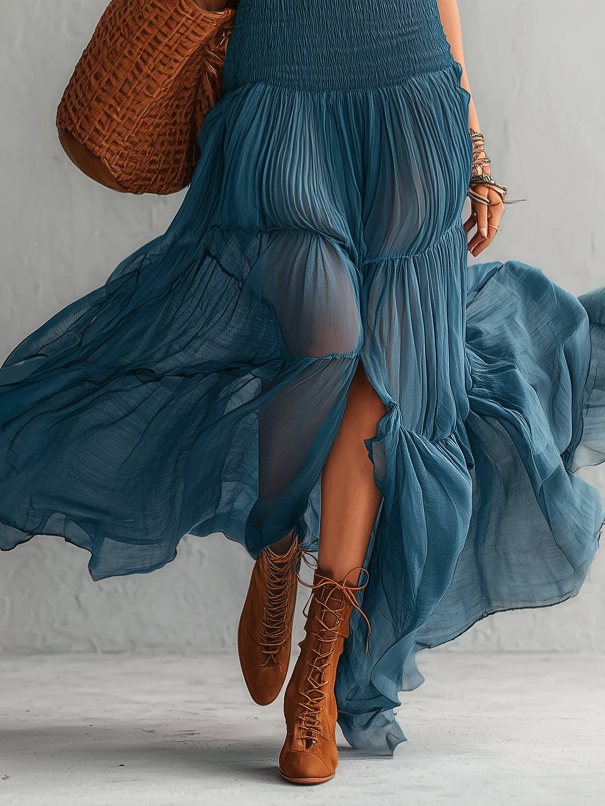 Celeste | Off-Shoulder Maxi Dress