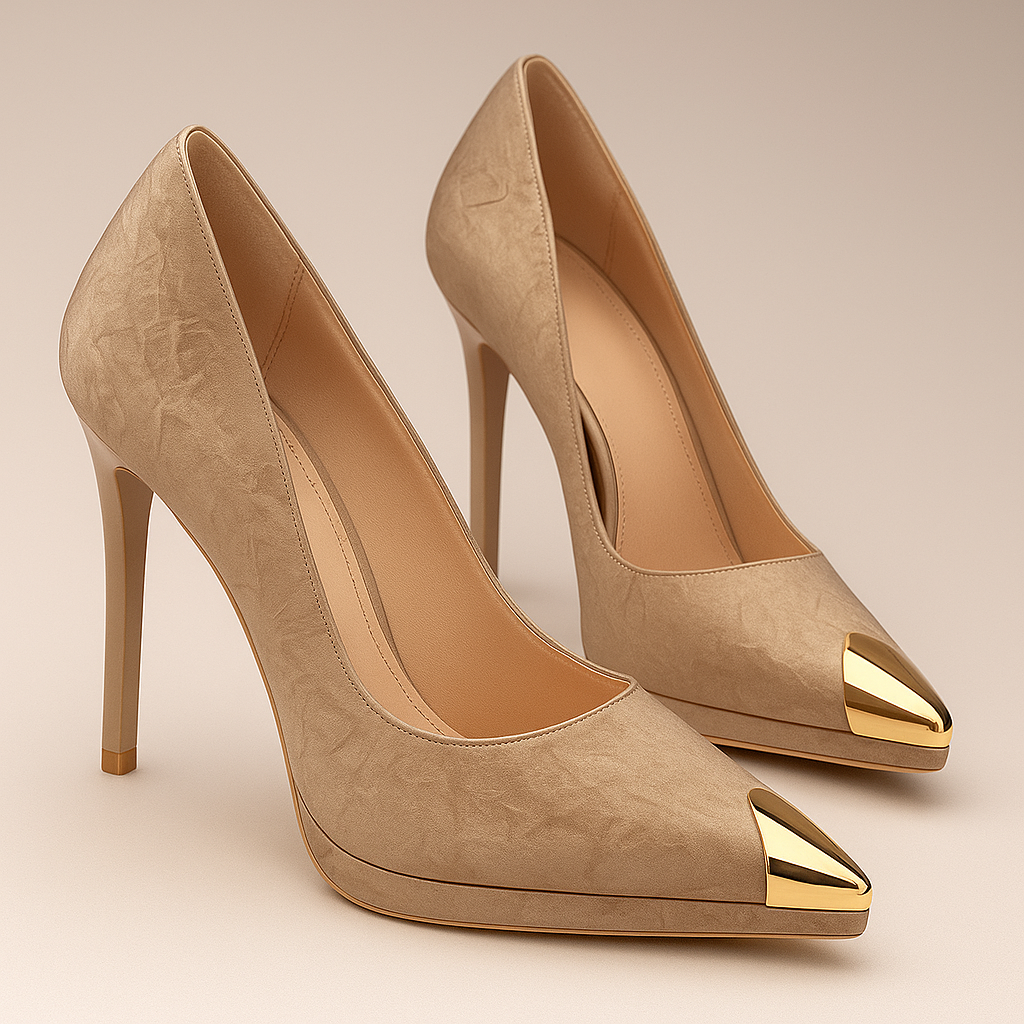 Serena | Metal Toe Pumps