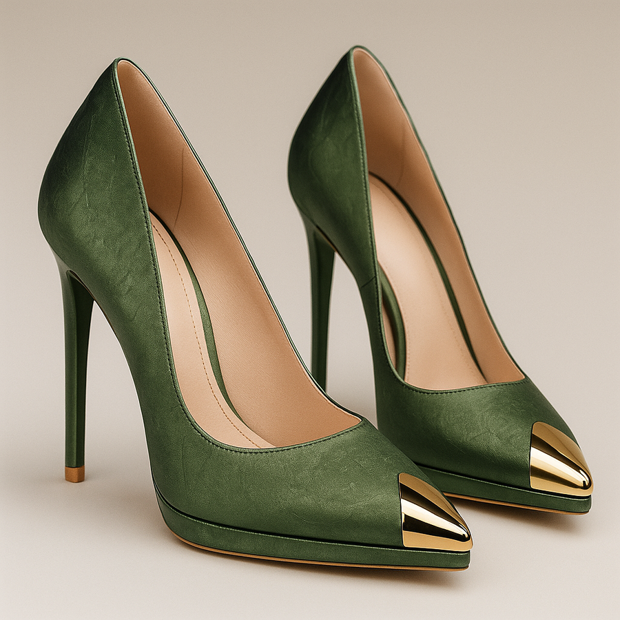 Serena | Metal Toe Pumps