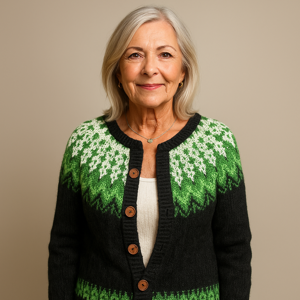 MAISIE | RETRO ICELANDIC CARDIGAN