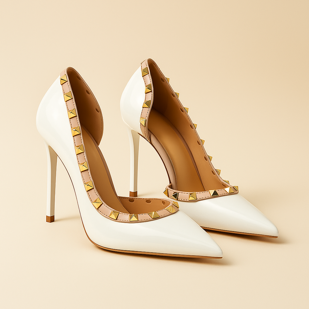 Vespera | Studded Stiletto Heels