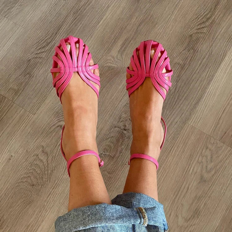 Gioiella | Metallic Strappy Sandals