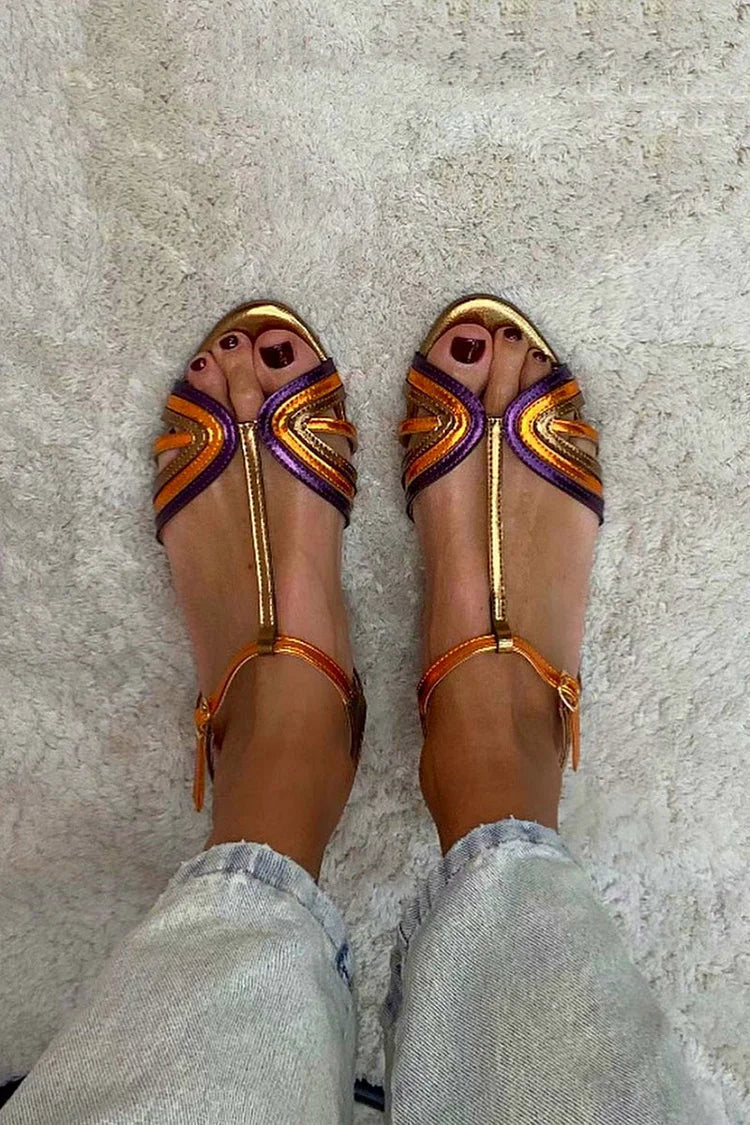 Viviana | Colourful Strappy Sandals