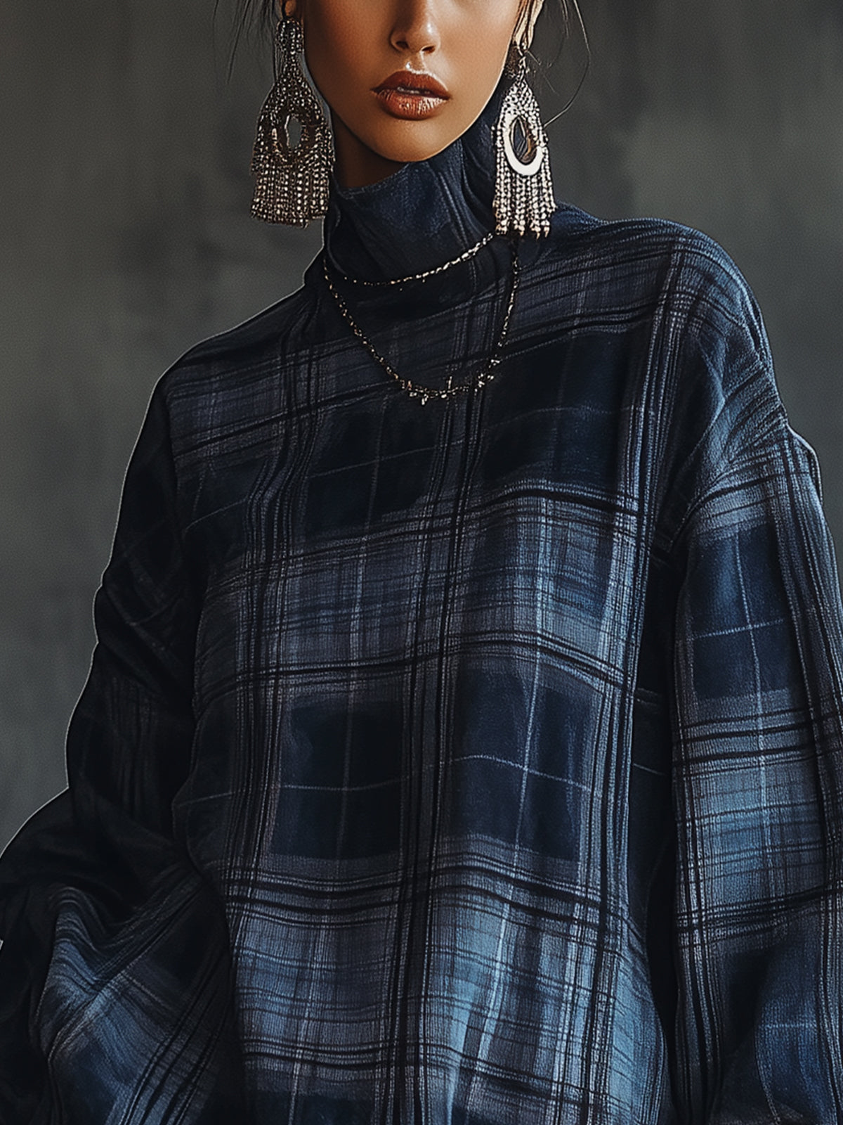 Elodie | Plaid Ruffle Mini Dress
