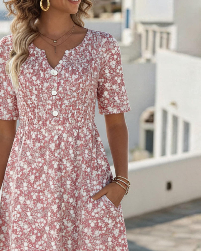 Carmen | Floral Midi Dress