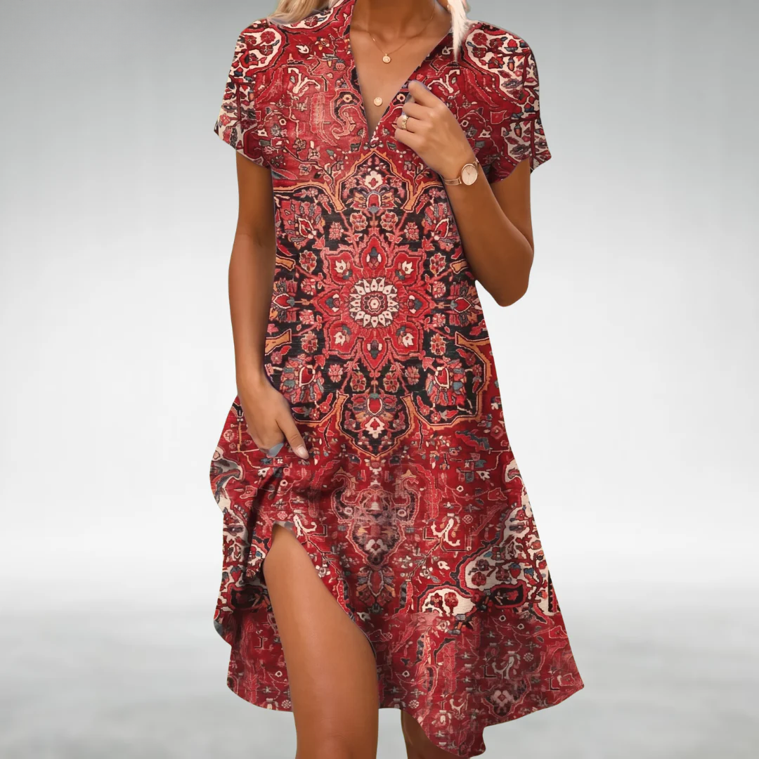 Daphne | Floral Midi Dress
