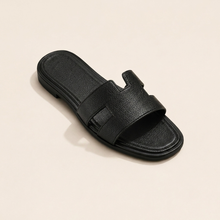 Simone | H-Strap Flat Slip-On Sandals