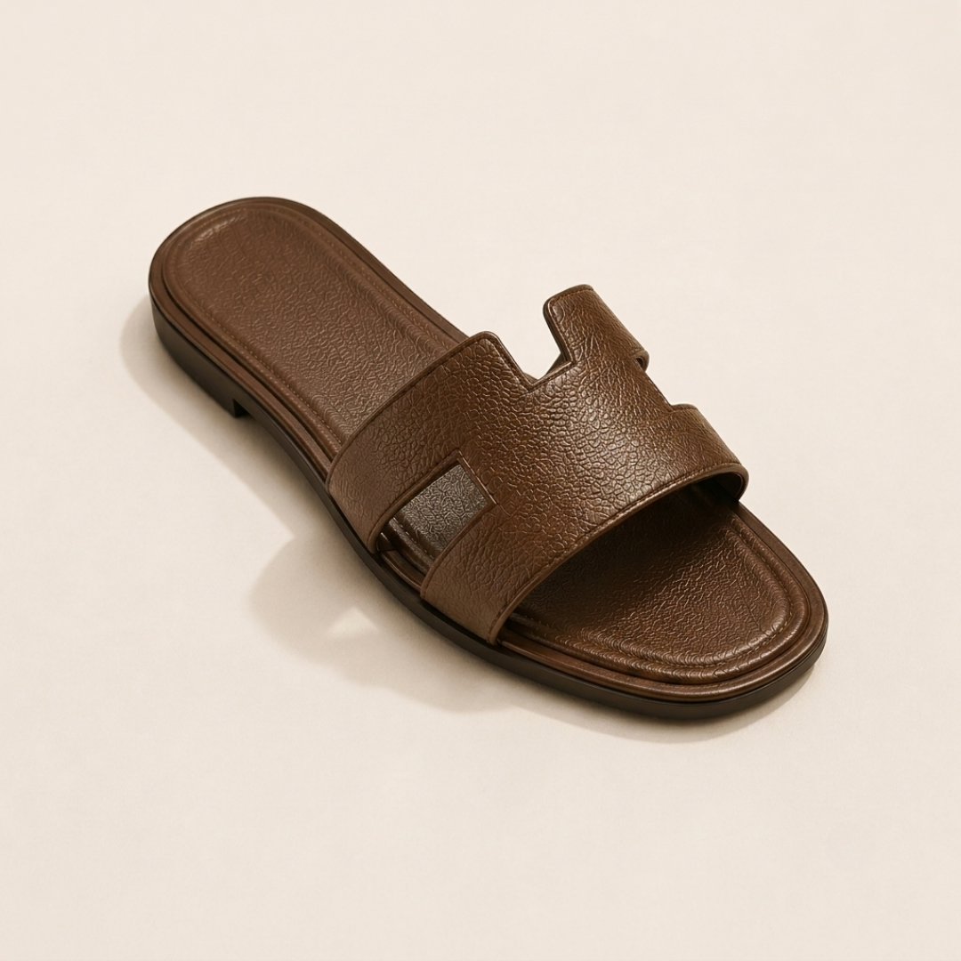 Simone | H-Strap Flat Slip-On Sandals
