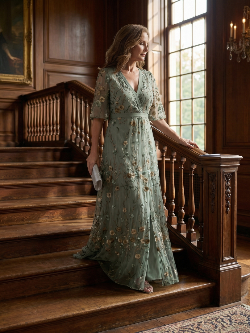 Selora | Floral Halter Maxi Dress