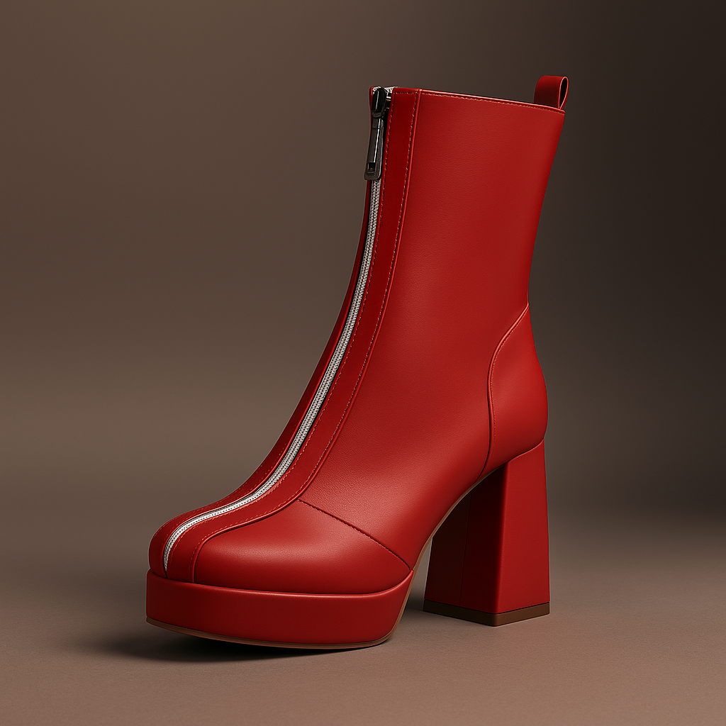 Caldera | Platform Block Heel Ankle Boots