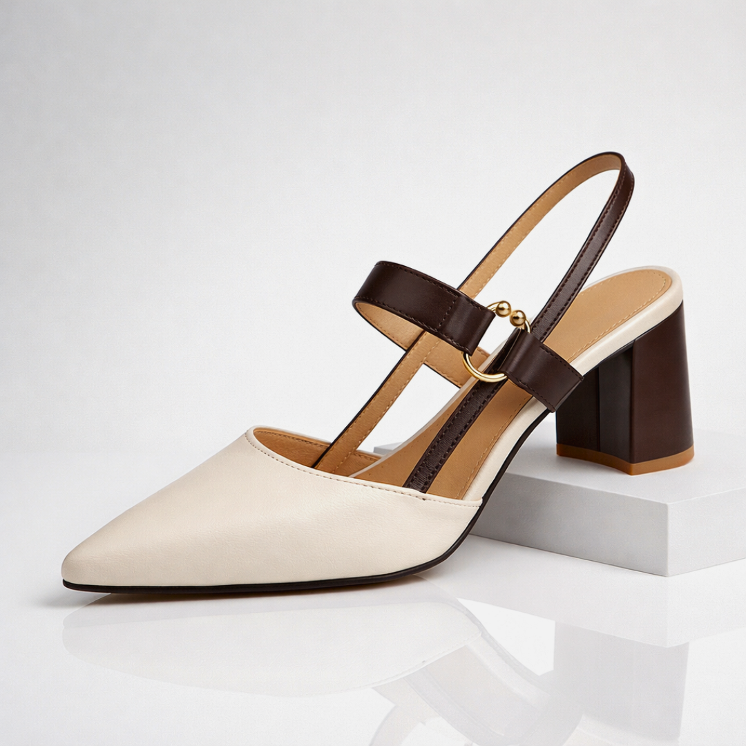 Arden | Ring Detail Slingback Heels