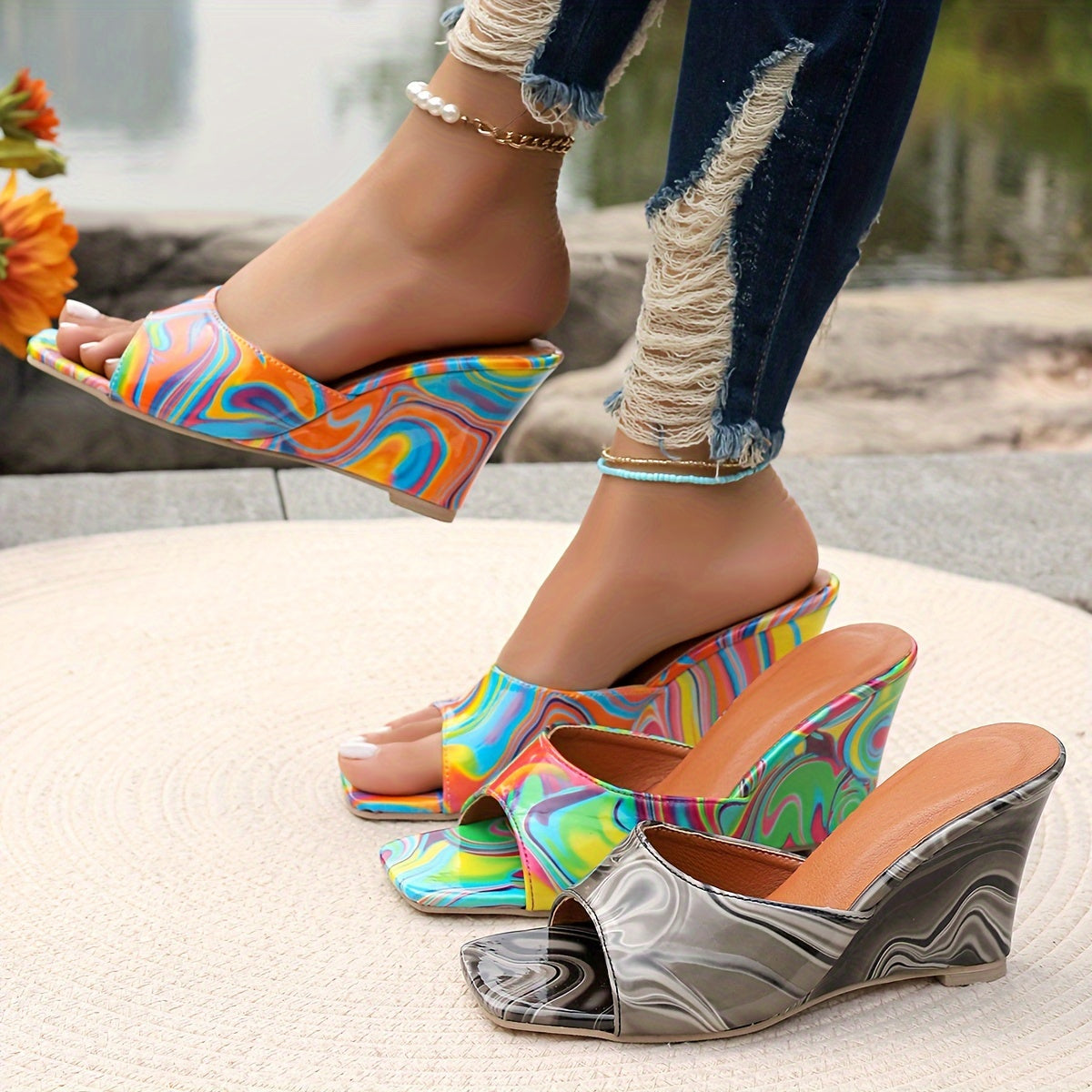 Kennedy | Platform Mule Sandals