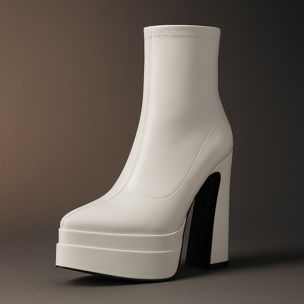 Stratos | Platform Block Heel Ankle Boots