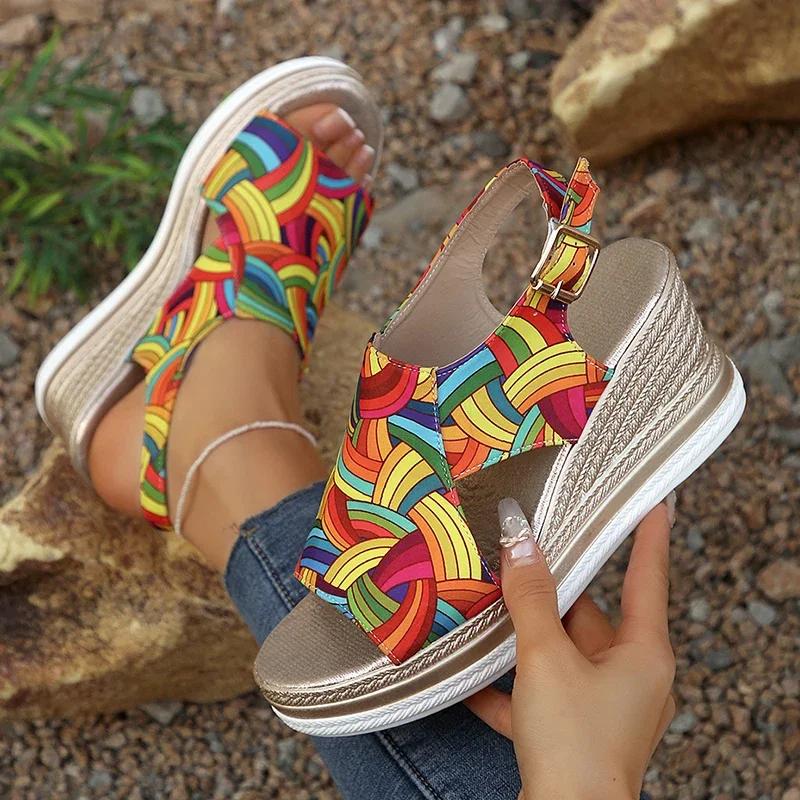 Teagan | Platform Wedge Sandals