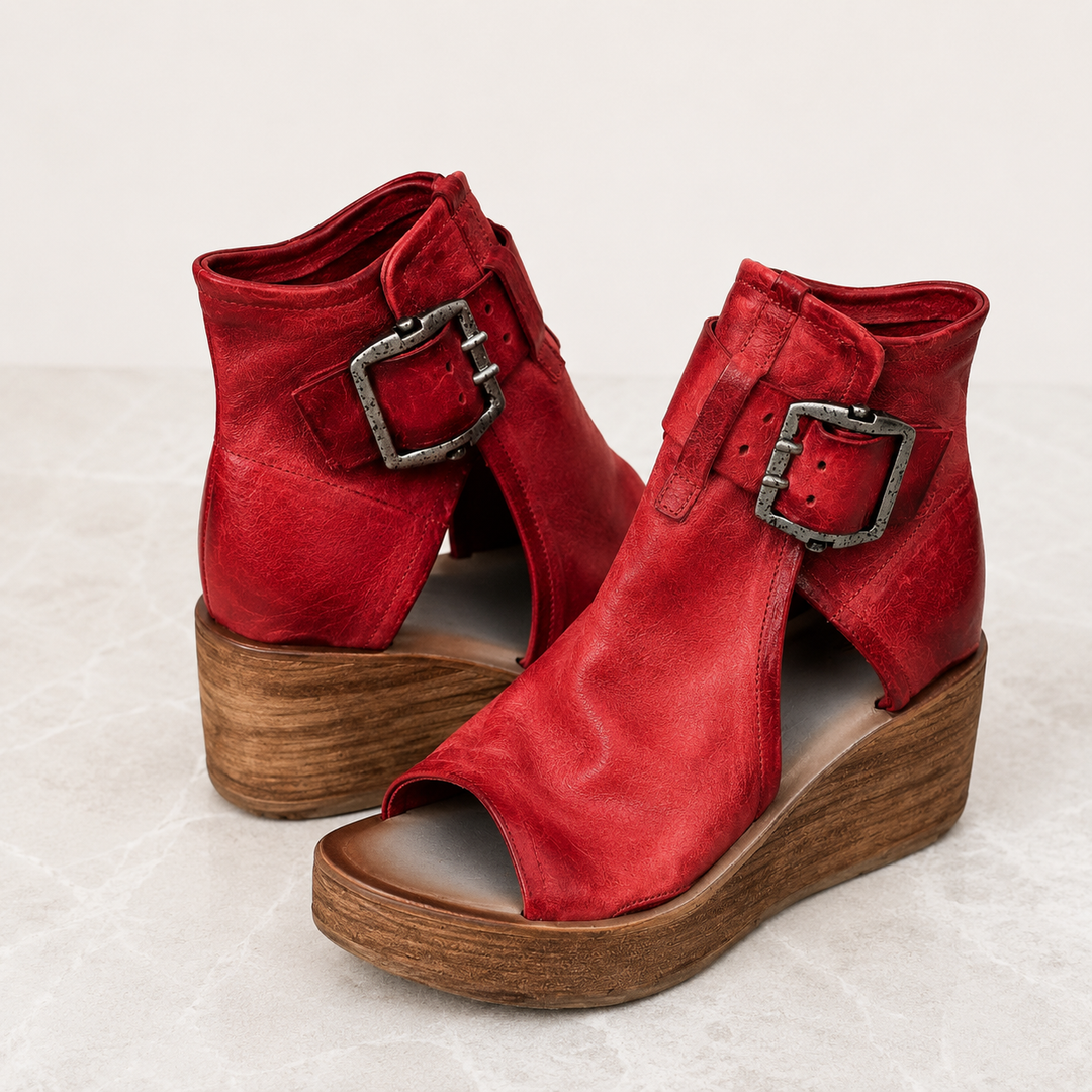 Rocca | Handcrafted Eco-Leather Heeled Sandals