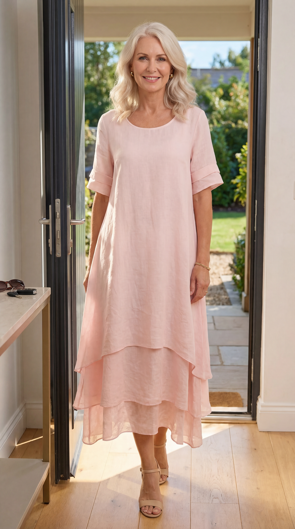 Rose - Flowing Tiered Maxi Dress
