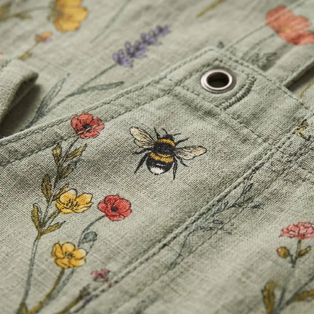 Mabel | Floral  Dungarees