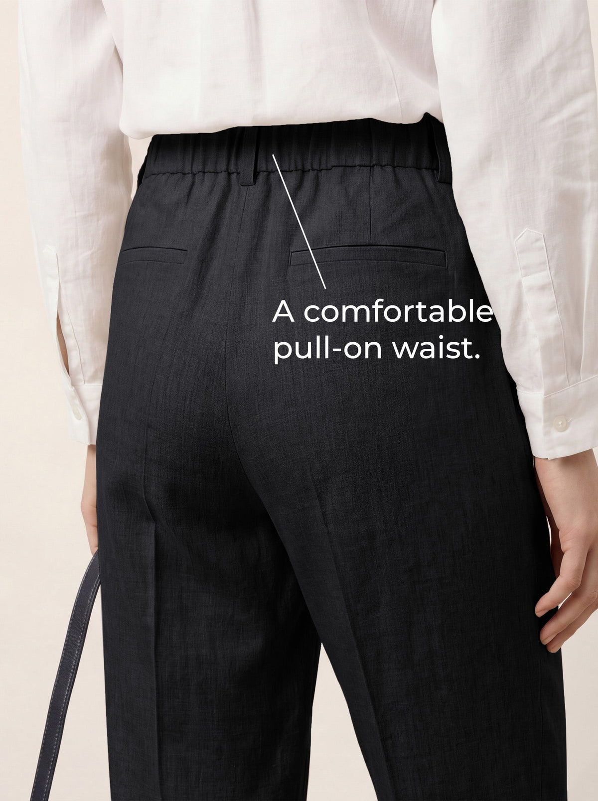 Logan | Cropped Tailored Trousers