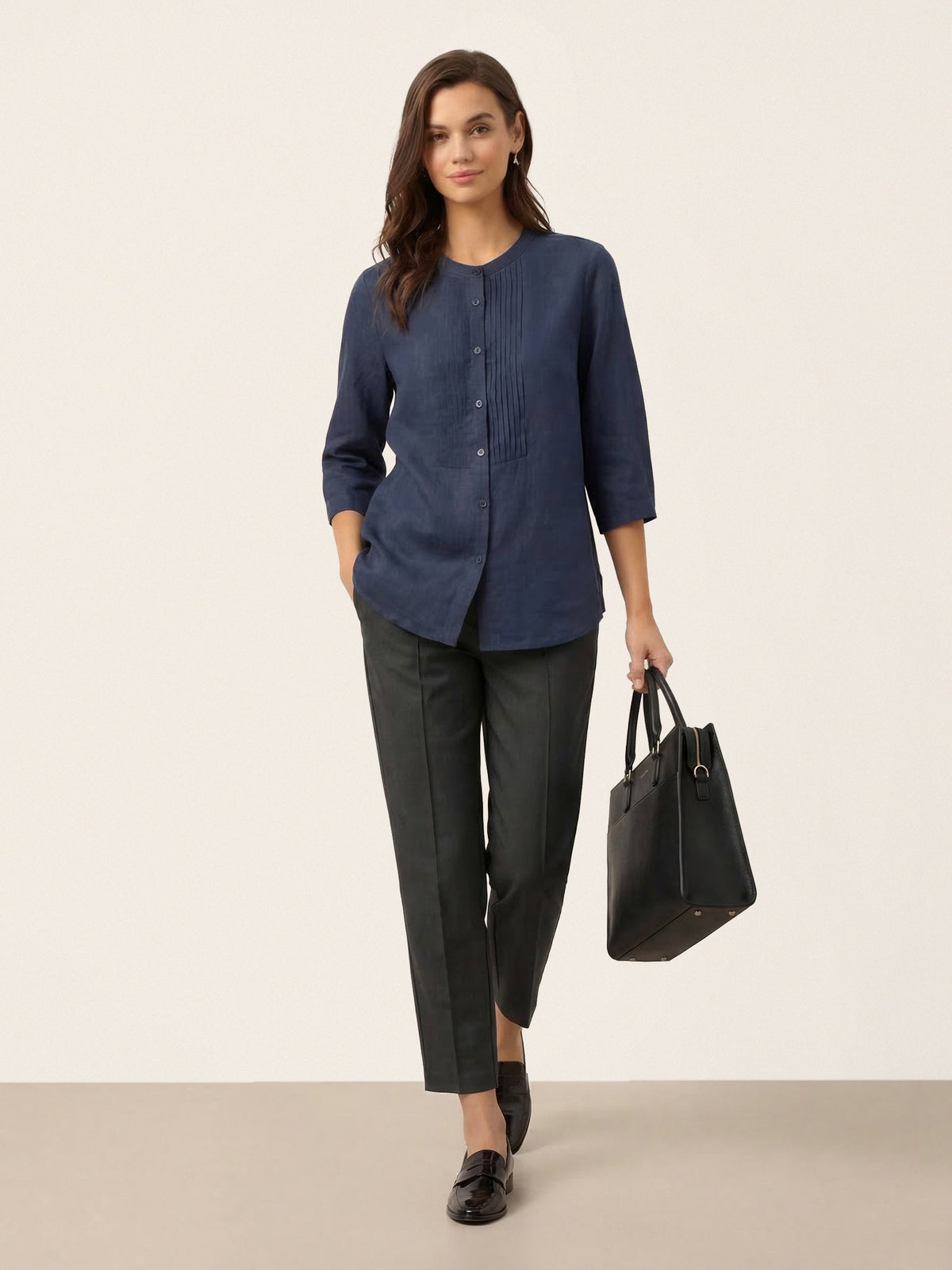 Logan | Cropped Tailored Trousers