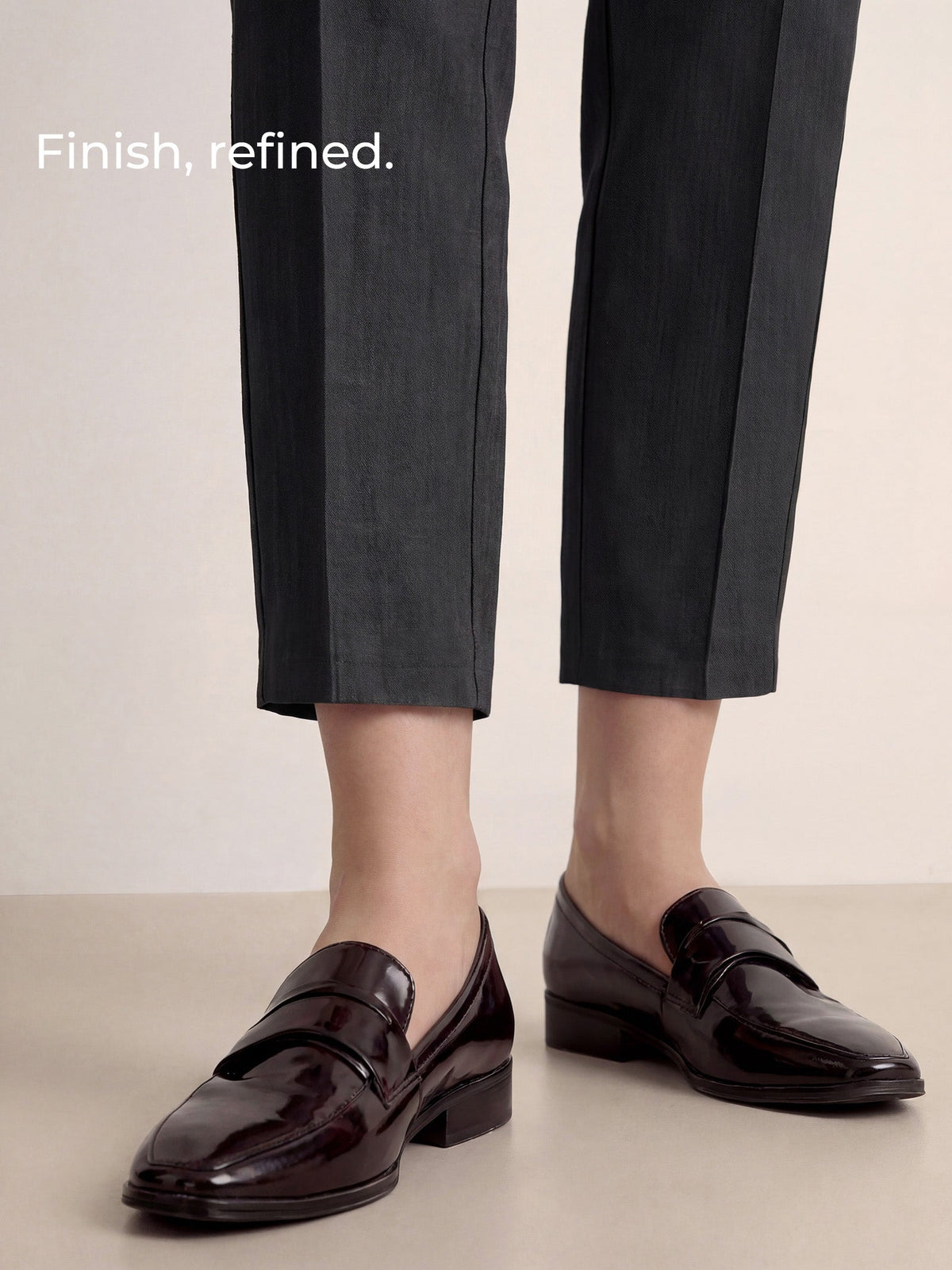 Logan | Cropped Tailored Trousers