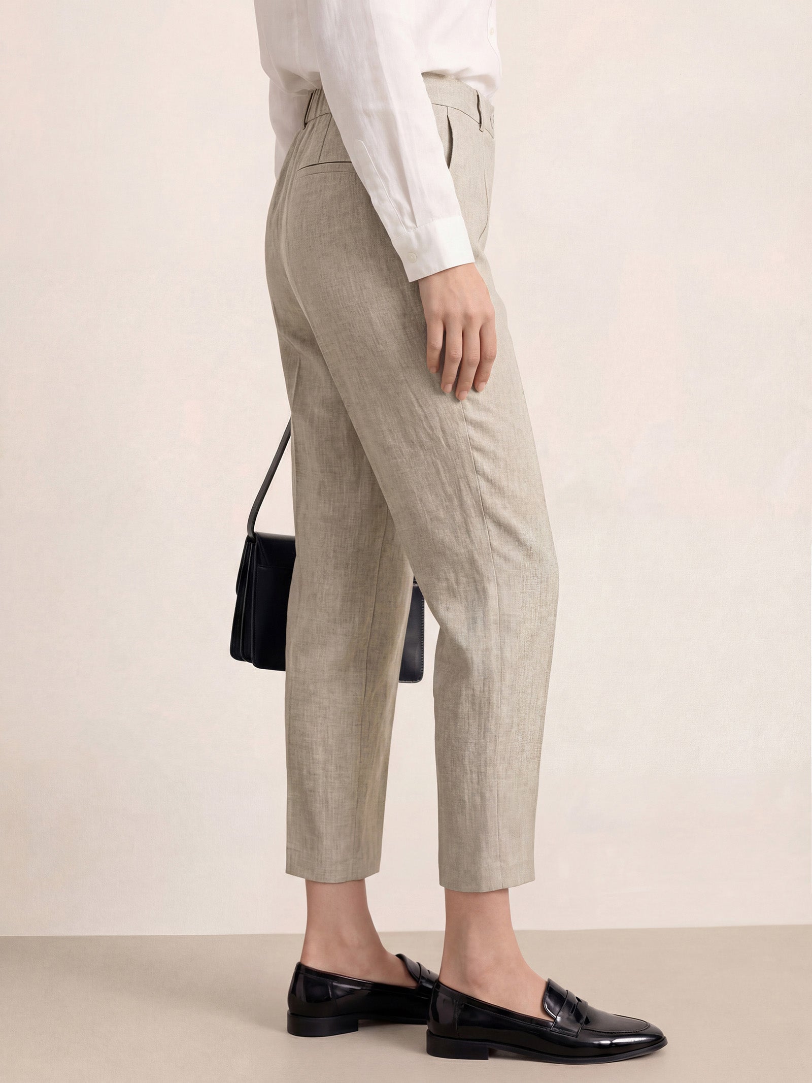 Logan | Cropped Tailored Trousers