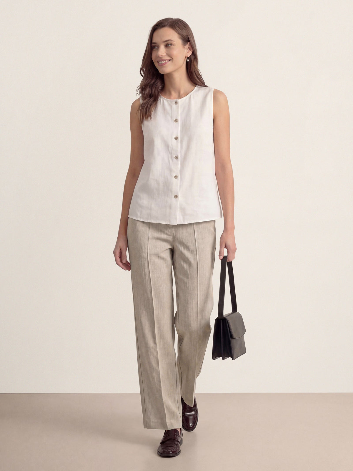 Leighton | Tailored Linen Trousers