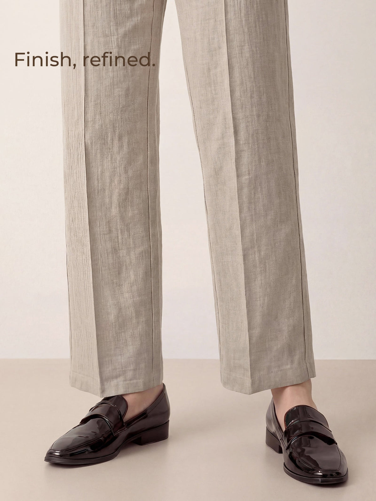 Leighton | Tailored Linen Trousers