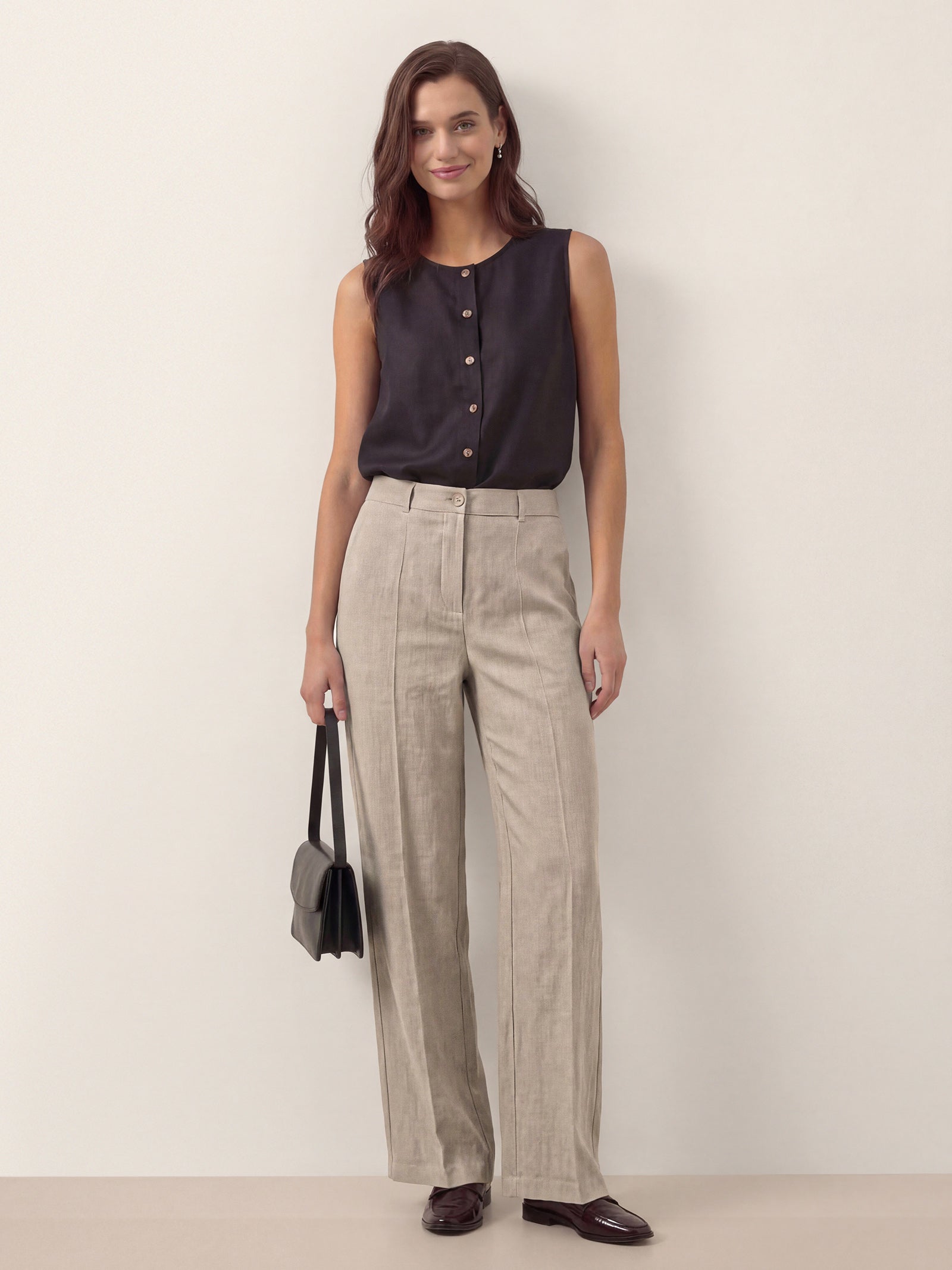 Leighton | Tailored Linen Trousers