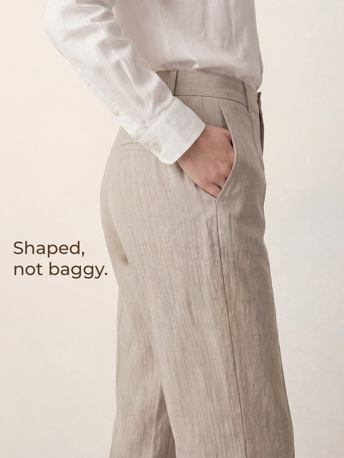 Leighton | Tailored Linen Trousers