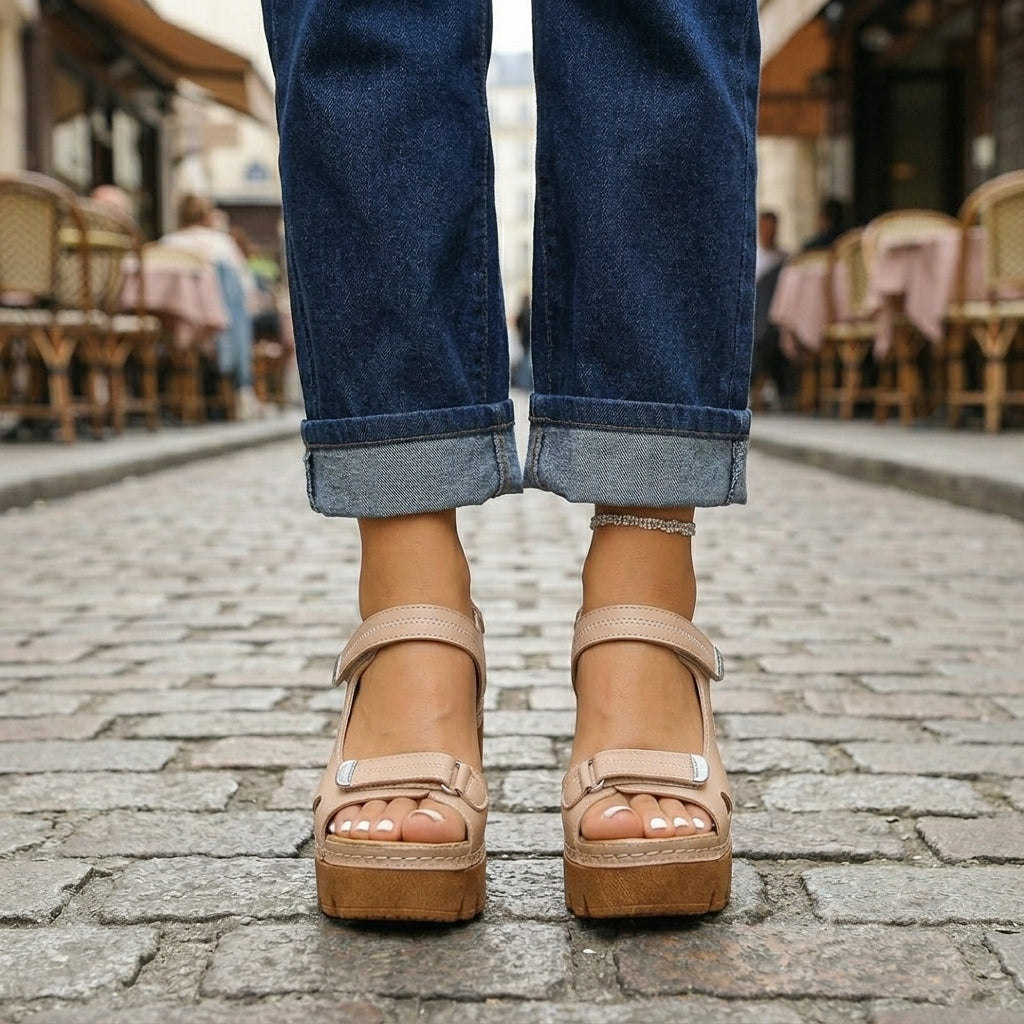 Velora | Chunky Block Heel Sandals