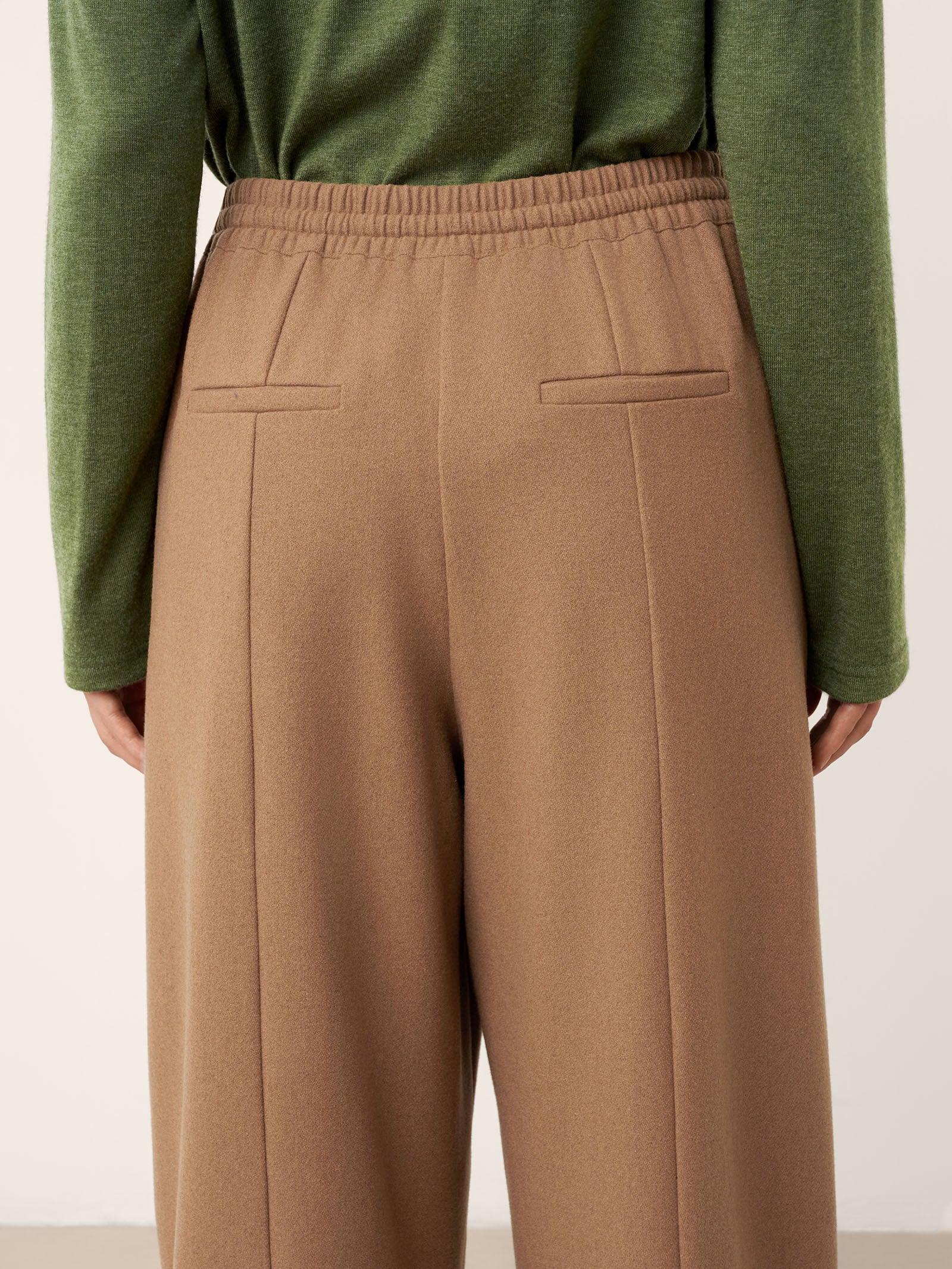 Priscilla | Wool Drawstring Trousers