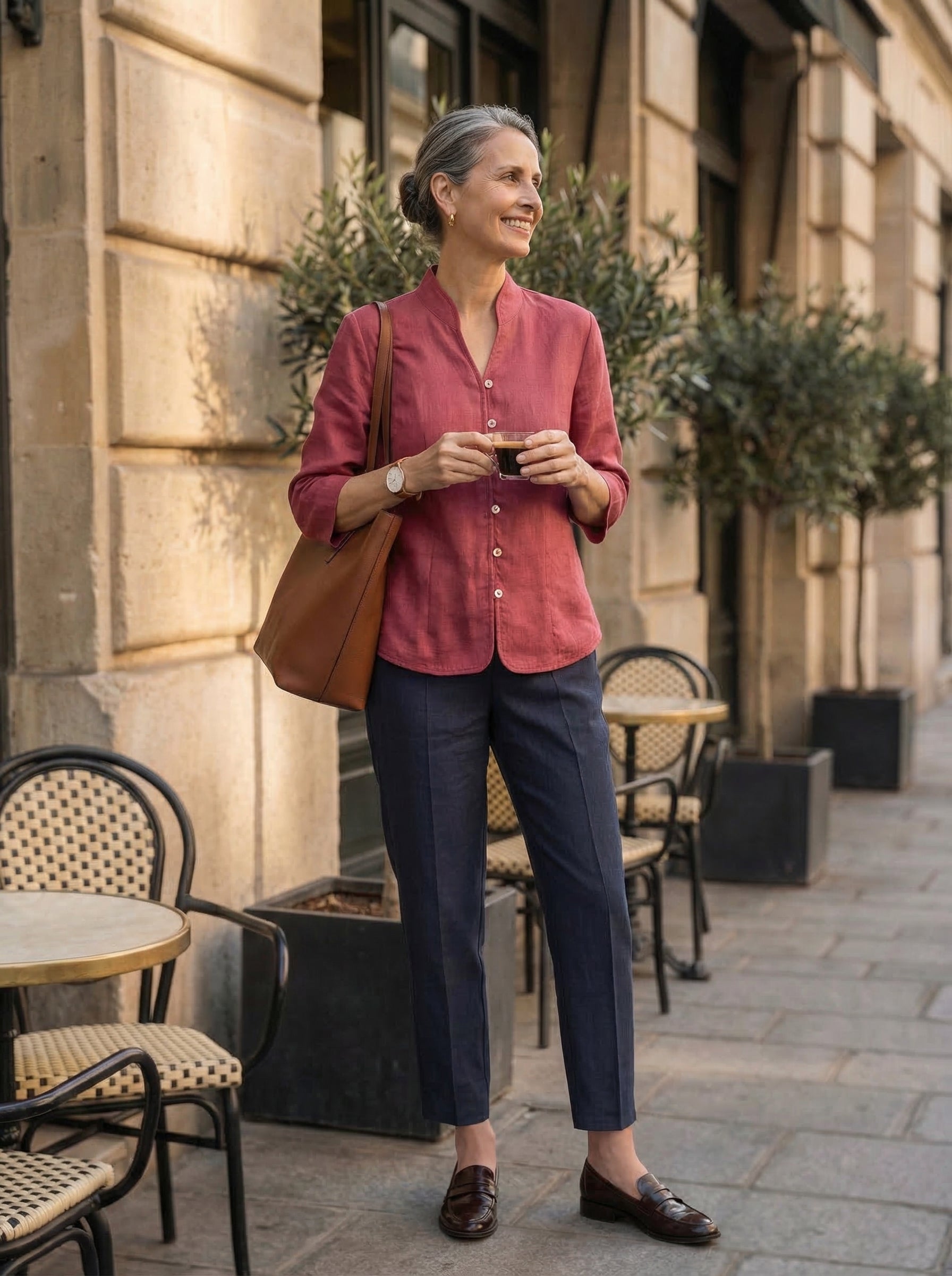 Logan | Cropped Tailored Trousers