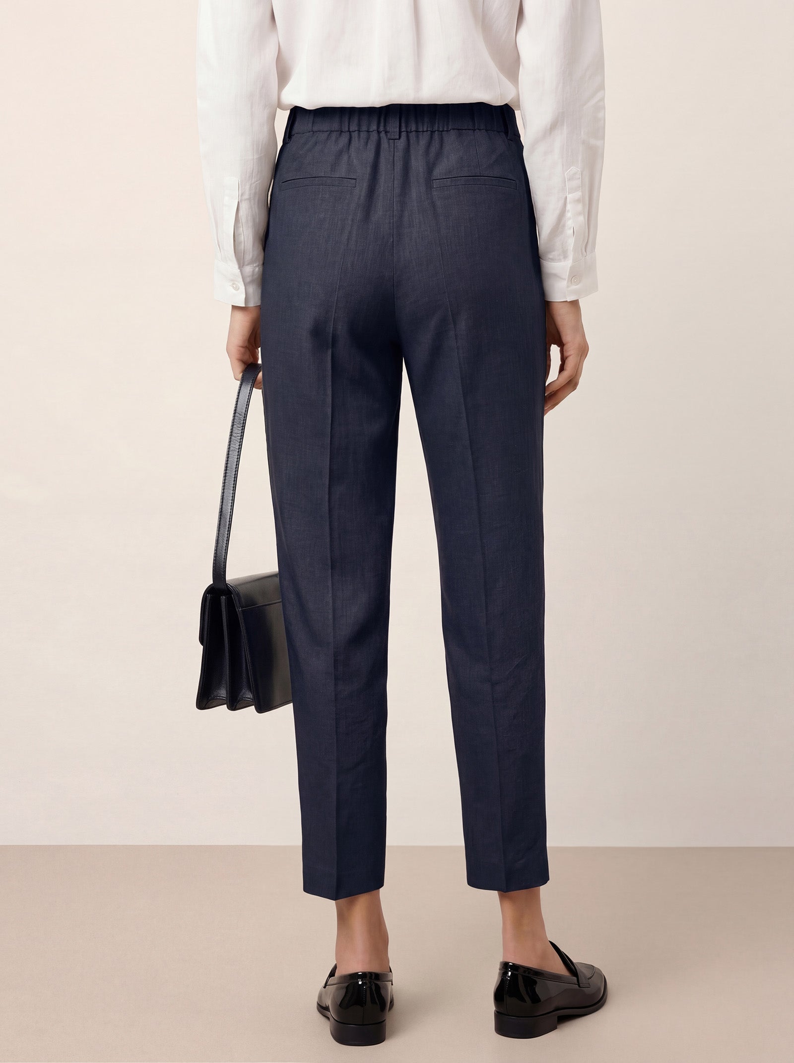 Logan | Cropped Tailored Trousers