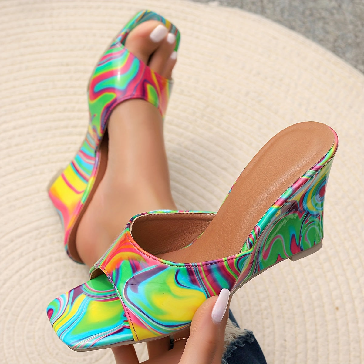 Kennedy | Platform Mule Sandals