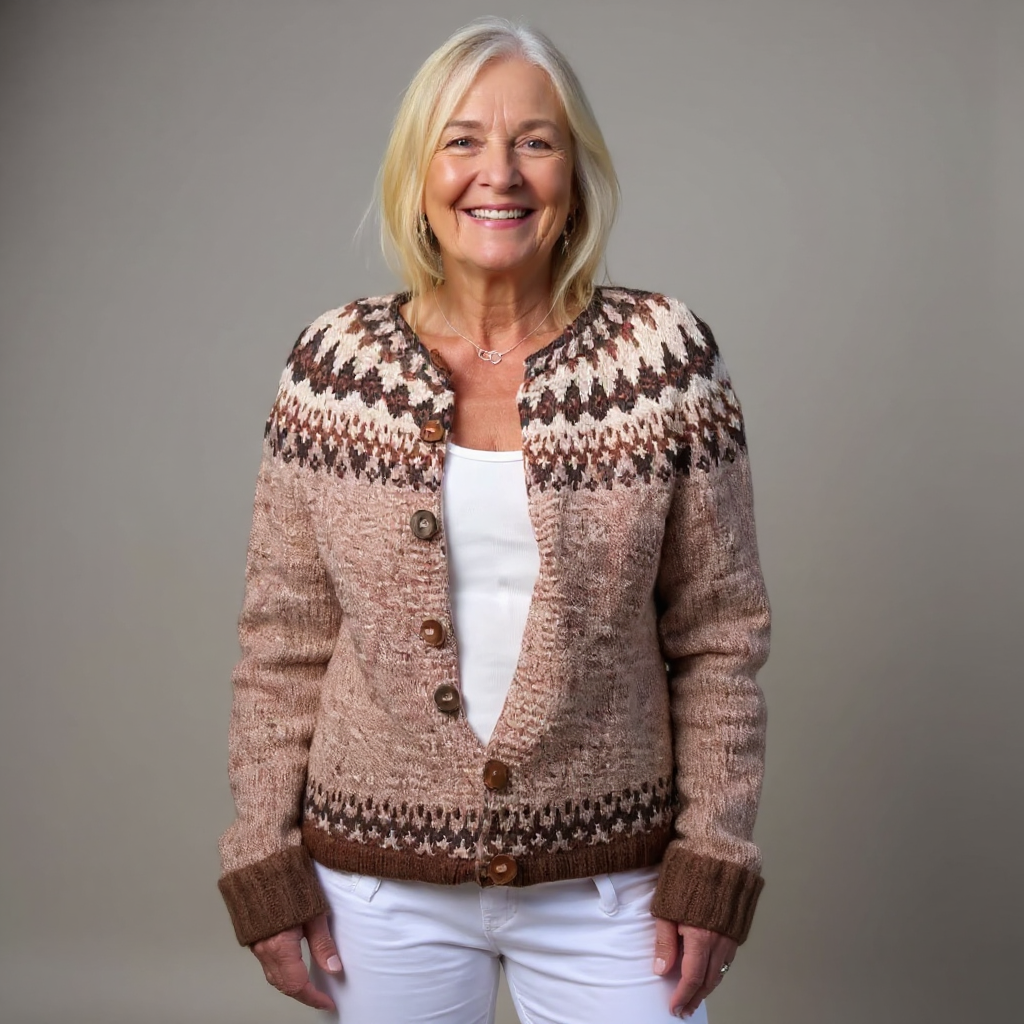 GEORGINA | RETRO ICELANDIC CARDIGAN
