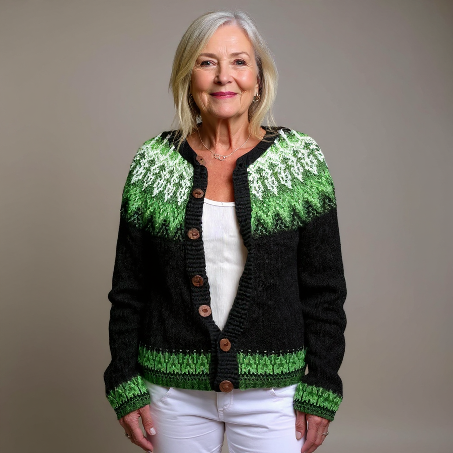 MAISIE | RETRO ICELANDIC CARDIGAN