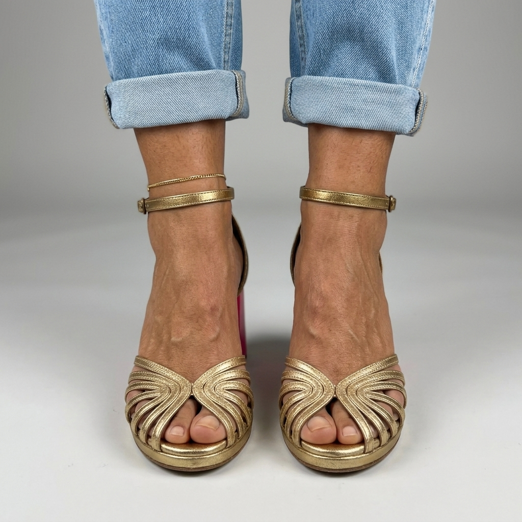 Frances | Open Toe Ankle Strap Sandals