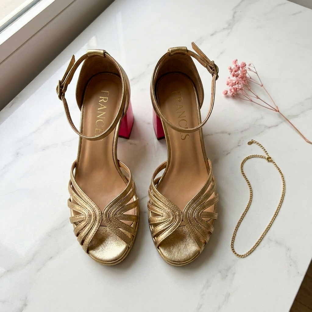Frances | Open Toe Ankle Strap Sandals
