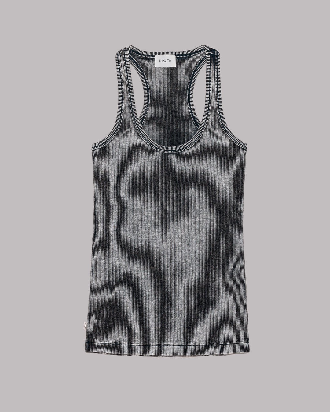 The Dark Ribbed Tank Top
