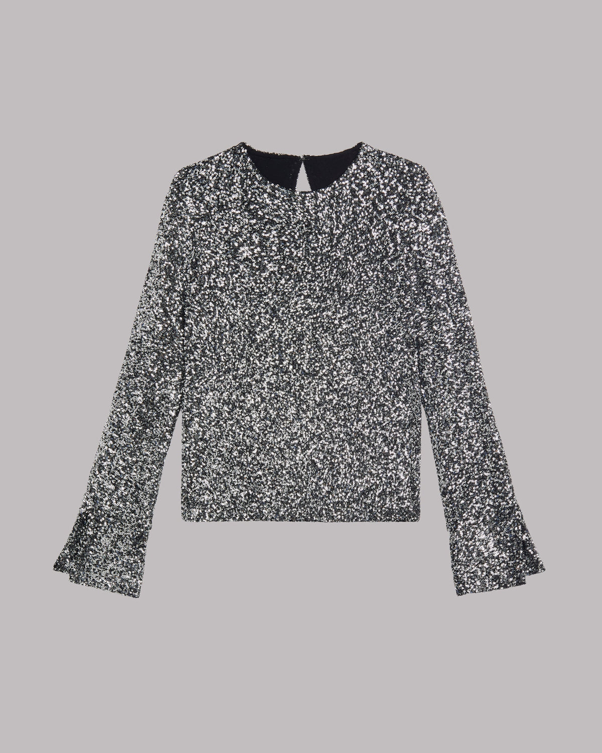 The Dark | Sequin Open Back Blouse