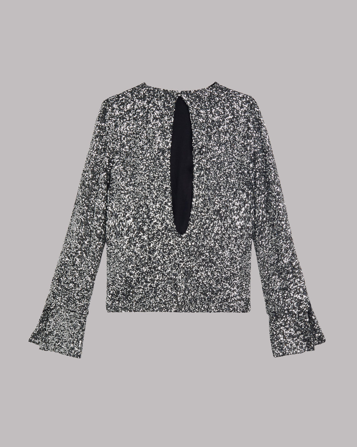 The Dark | Sequin Open Back Blouse