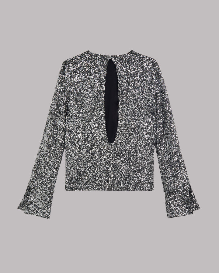 The Dark Sequin Blouse